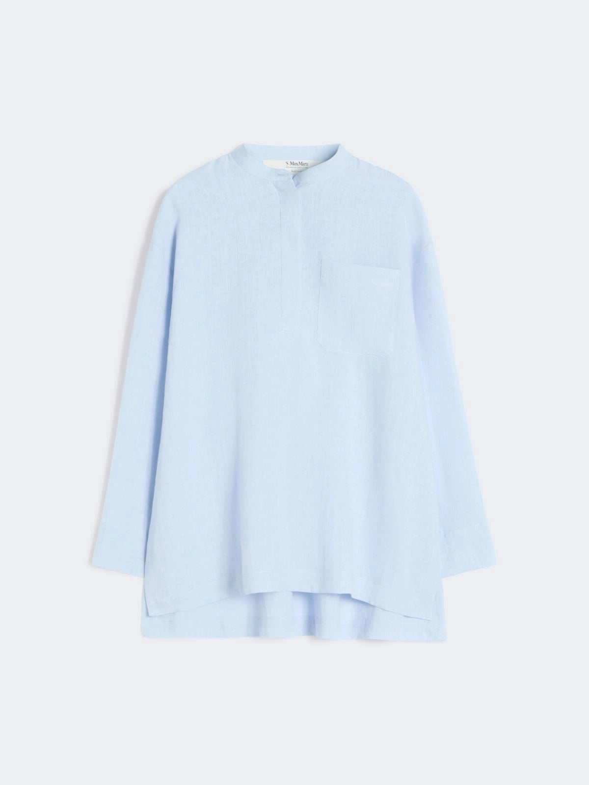 'S MAX MARA CAMICIA CANTICO AZZURRO