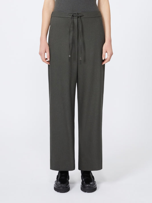 'S MAX MARA PANTALONE FLORIA VERDE SCURO