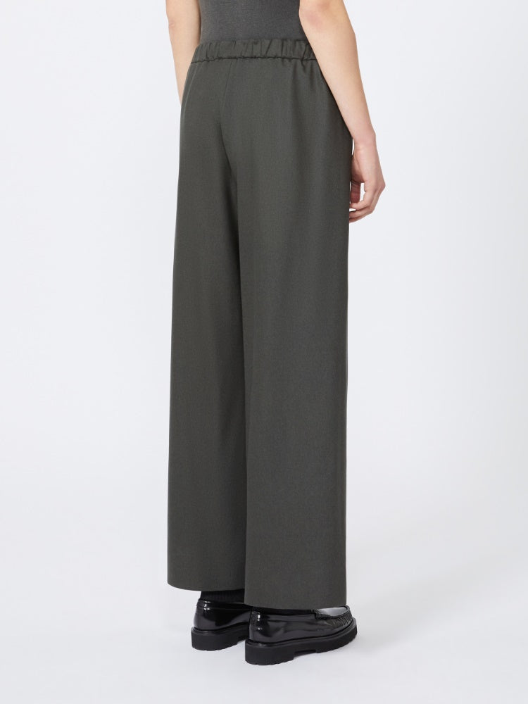 'S MAX MARA PANTALONE FLORIA VERDE SCURO