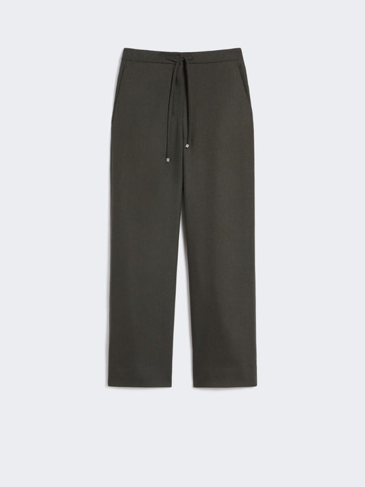 'S MAX MARA PANTALONE FLORIA VERDE SCURO