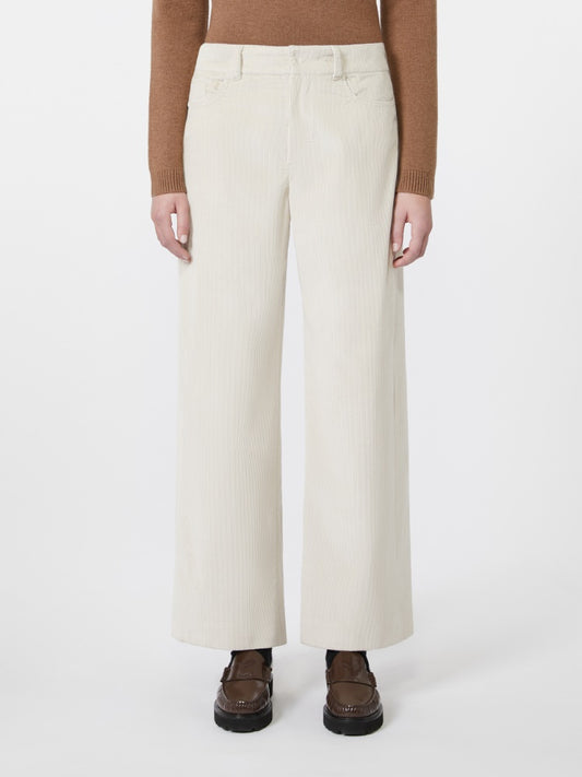 'S MAX MARA PANTALONE ENEIDE IVORY