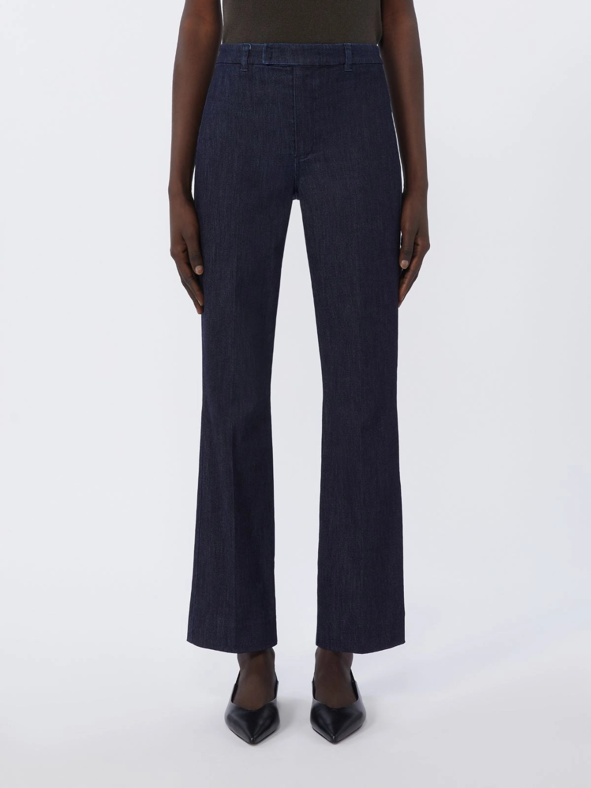 'S MAX MARA PANTALONE DIANA DENIM BLU