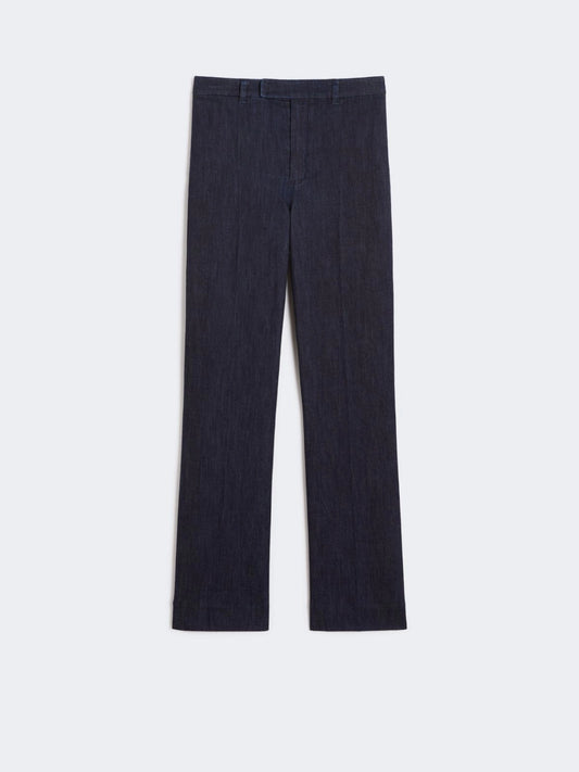 'S MAX MARA PANTALONE DIANA DENIM BLU