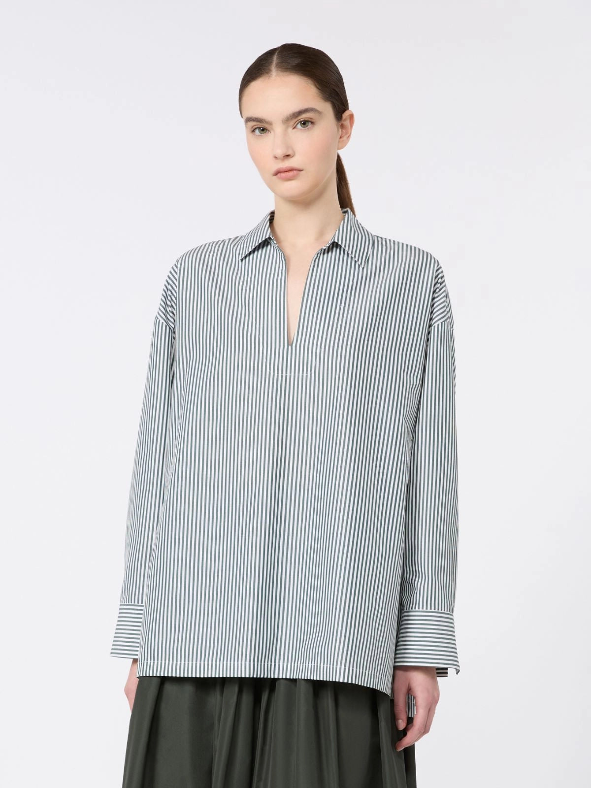 'S MAX MARA CAMICIA CRISTEL RIGA PICCOLA