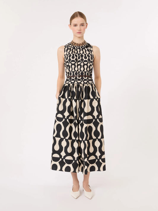 'S MAX MARA TIMELESS ABITO SALATO DIS. MEZZELUNE