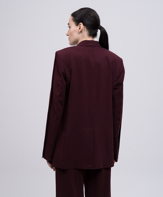 VICTORIA BECKHAM BLAZER BURGUNDY