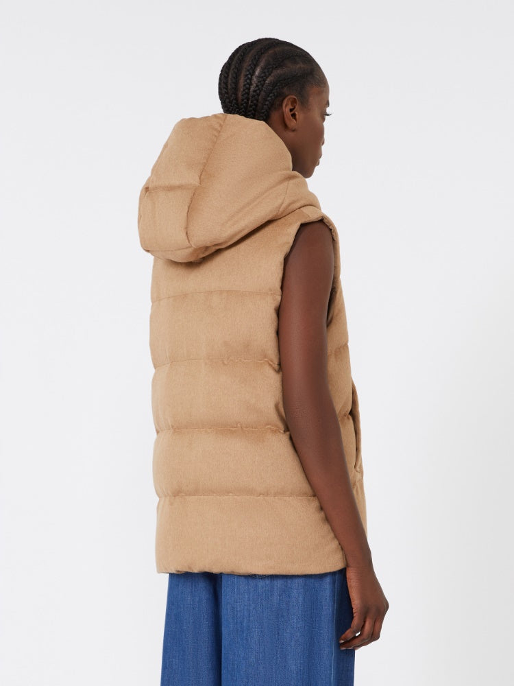 MAX MARA THE CUBE GILET DELFY CAMMELLO