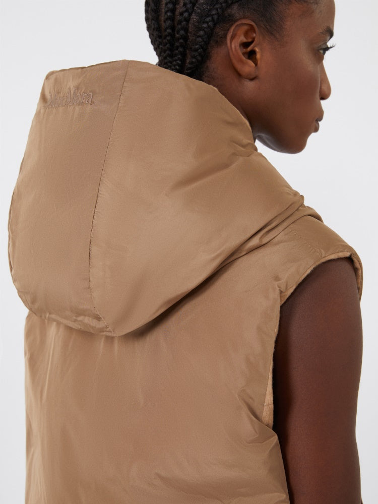 MAX MARA THE CUBE GILET DELFY CAMMELLO