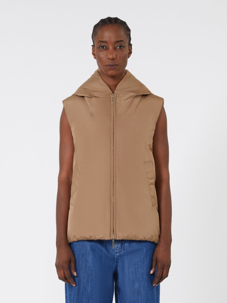 MAX MARA THE CUBE GILET DELFY CAMMELLO