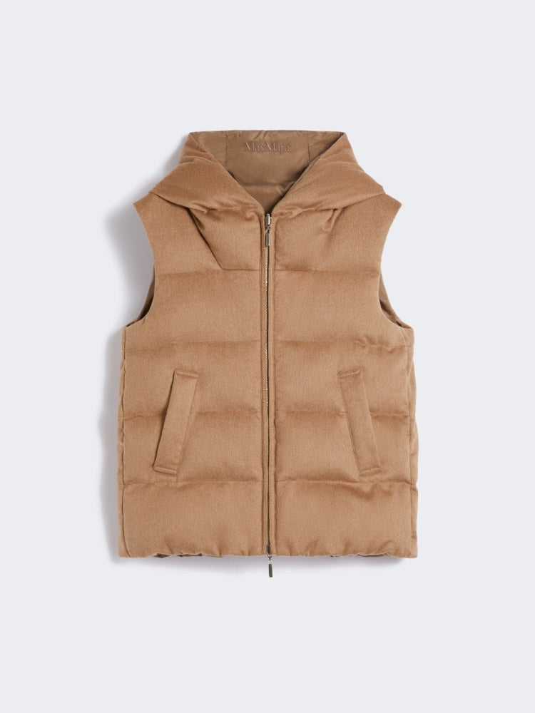 MAX MARA THE CUBE GILET DELFY CAMMELLO