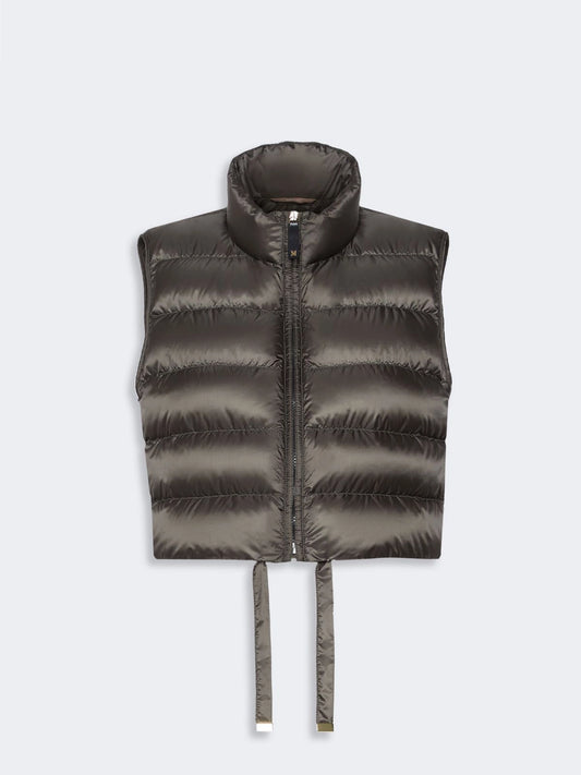MAX MARA THE CUBE GILET FAVILLA VERDE