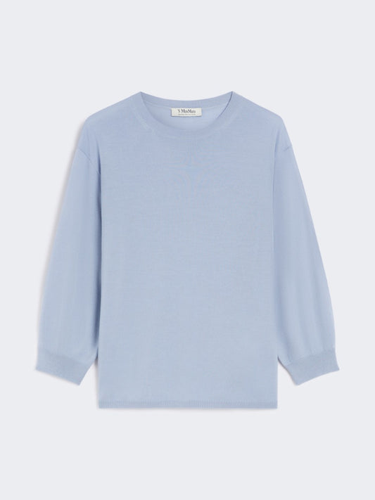 'S MAX MARA MAGLIA AMICO AZZURRO