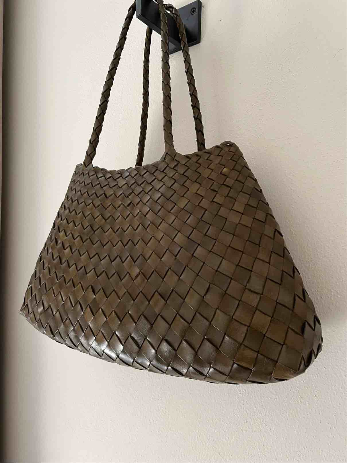 DRAGON DIFFUSION BORSA SANTA CROCE BIG KHAKI