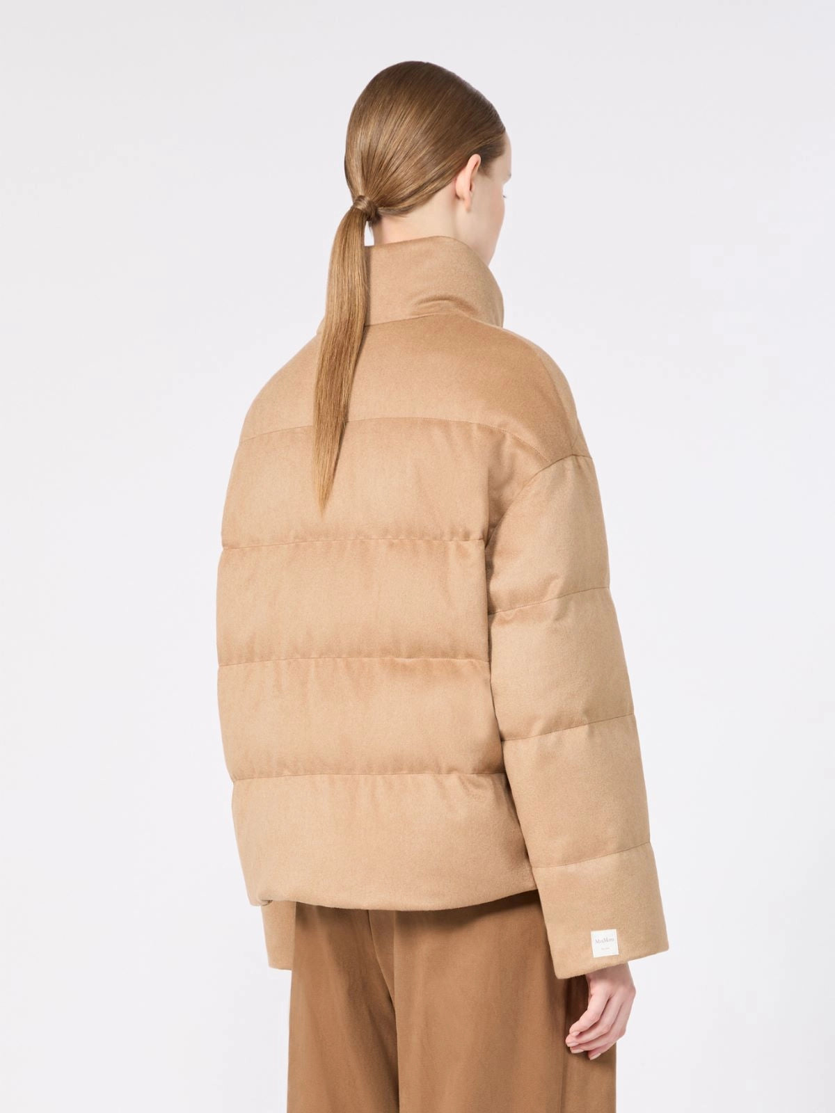 MAX MARA THE CUBE MORA  PIUMINO MORA CAMMELLO