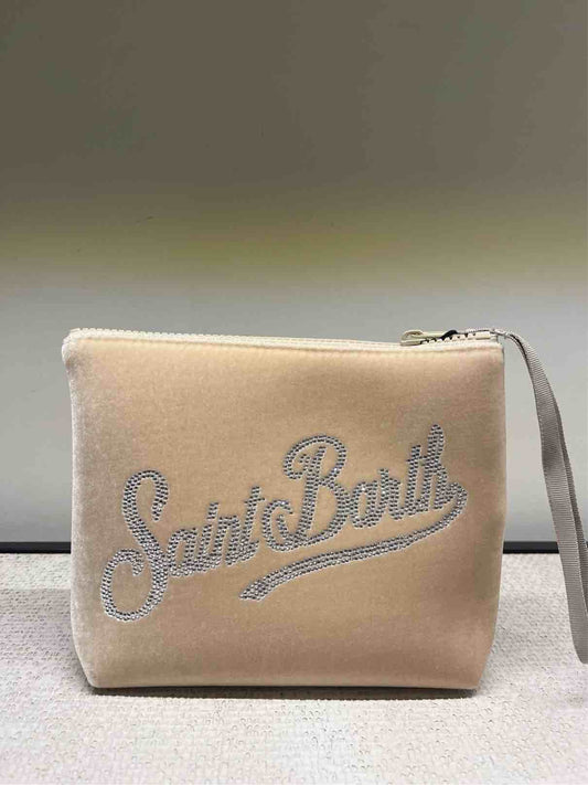 ALINE VELVET BEIGE STRASS