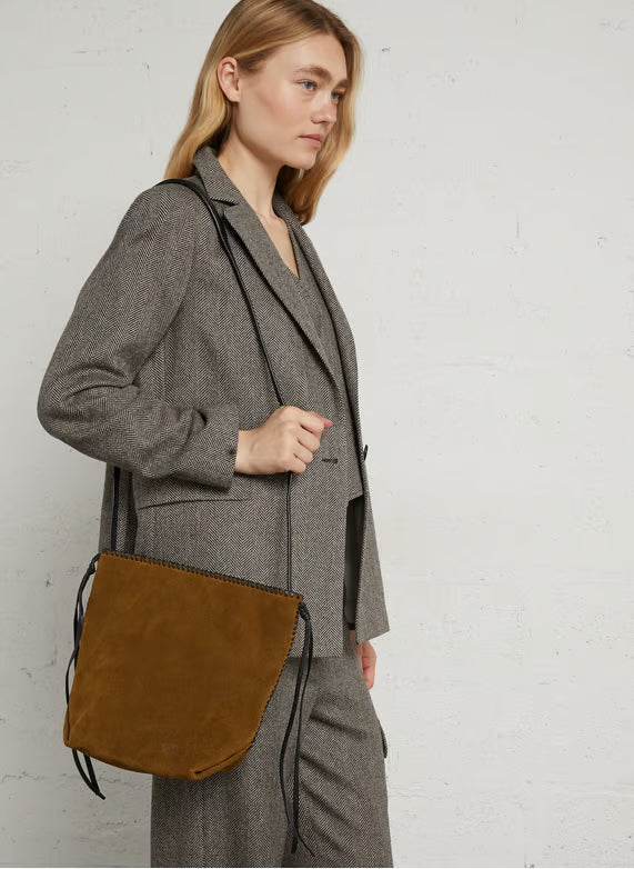 LAURENCE BRAS BORSA FACTEUR KHAKI