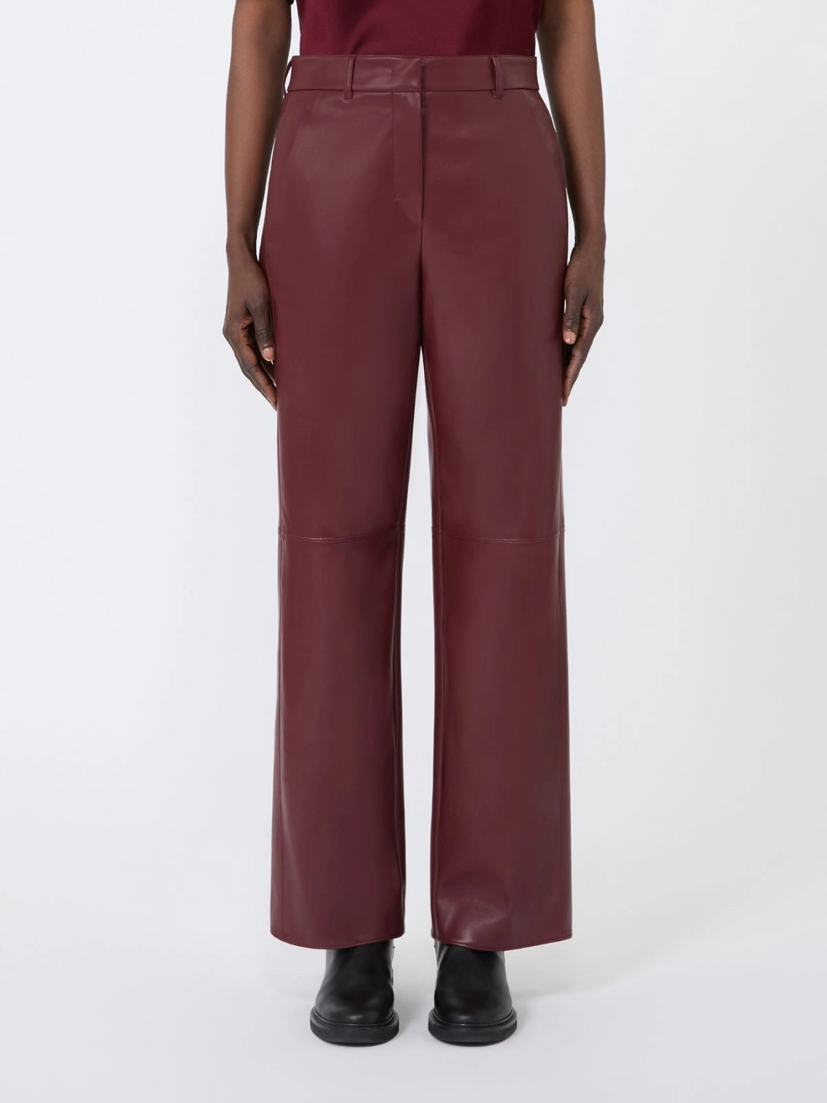 'S MAX MARA PANTALONE SOSPIRO BORDEAUX