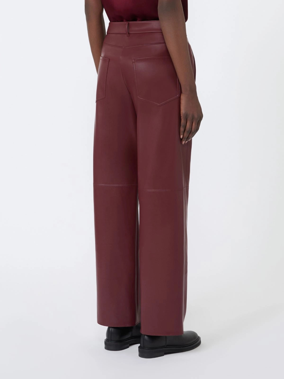 'S MAX MARA PANTALONE SOSPIRO BORDEAUX