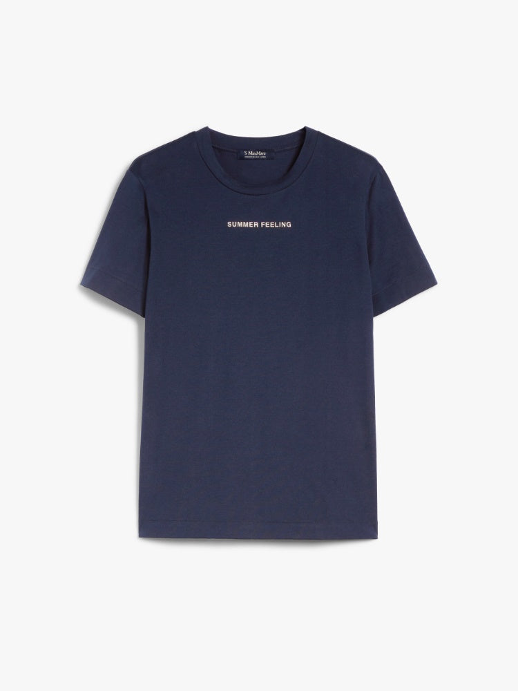 'S MAX MARA T SHIRT LUSSO BLU
