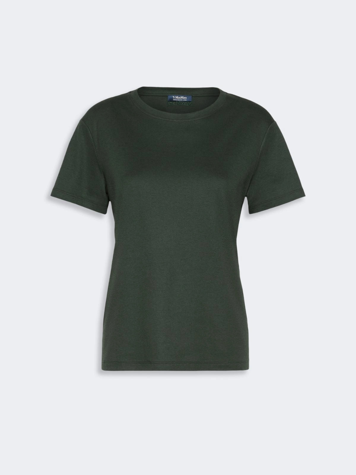 'S MAX MARA T-SHIRT SEGALE VERDE