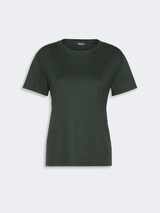 'S MAX MARA T-SHIRT SEGALE VERDE