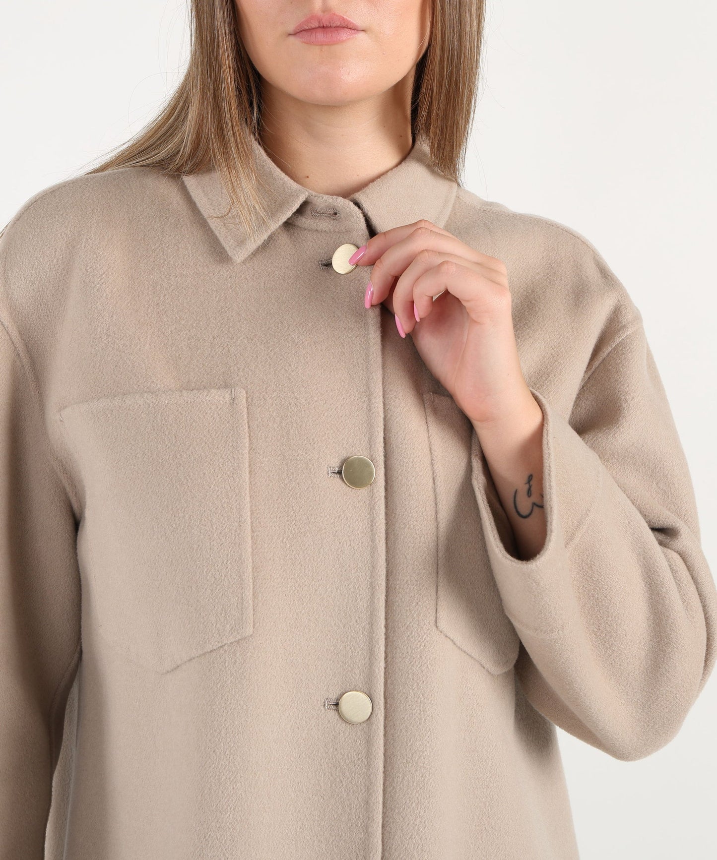 'S MAX MARA GIACCA ELEONORA PALE GOLDEN