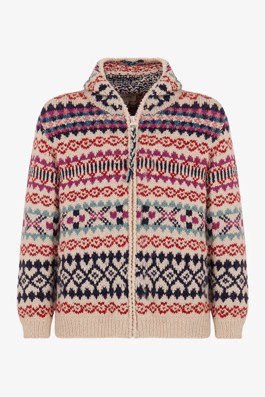 FRANTIC CARDIGAN ZIP JACQUARD
