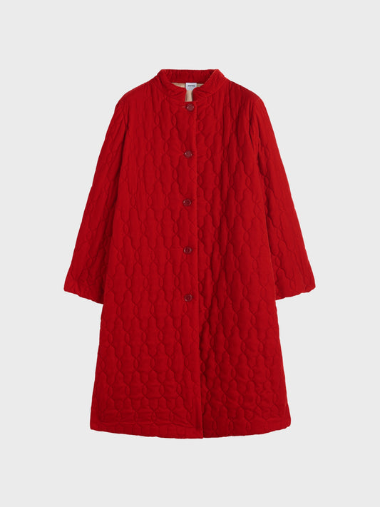 ASPESI CAPPOTTO TRAPUNTATO ROSSO