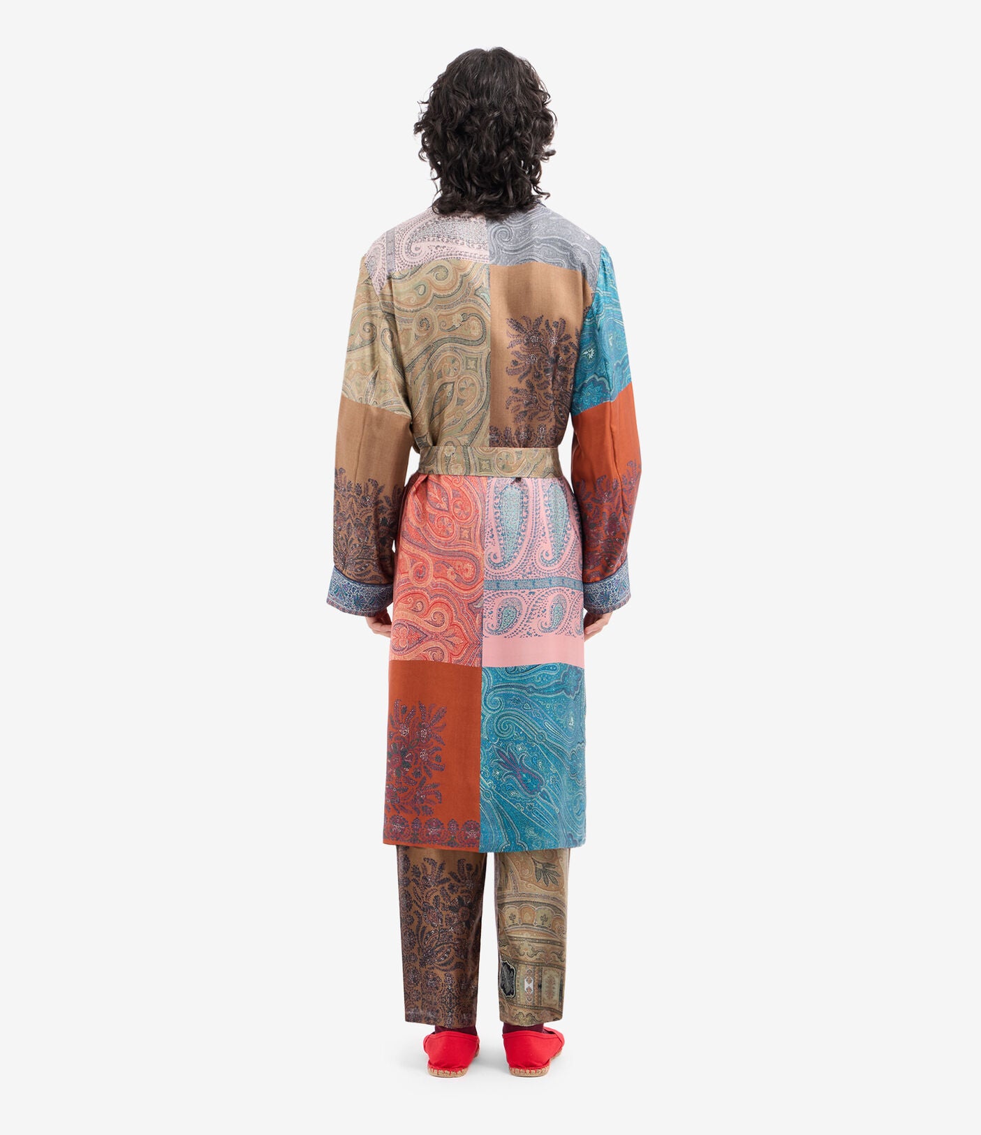 PIERRE-LOUIS MASCIA KIMONO ALOE MULTICOLOR