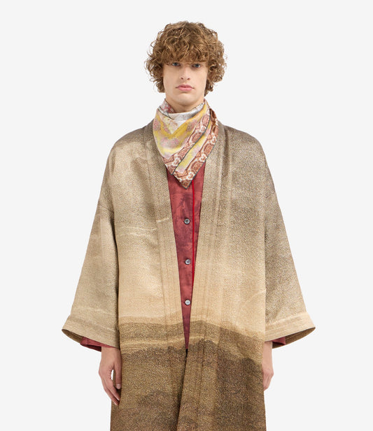 PIERRE-LOUIS MASCIA FOULARD ALOEUX/SW 67x67 OCRA