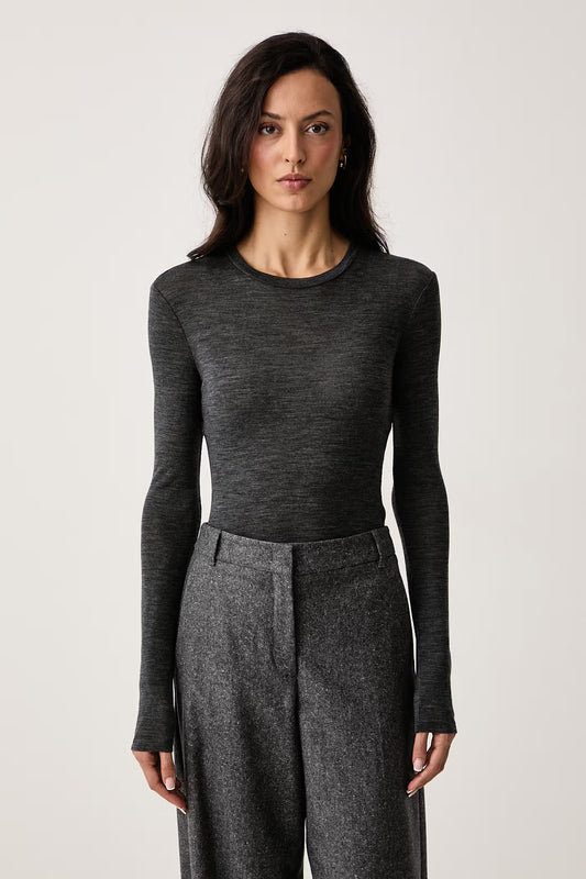 WEEKEND MAX MARA MAGLIA PATTO ANTRACITE