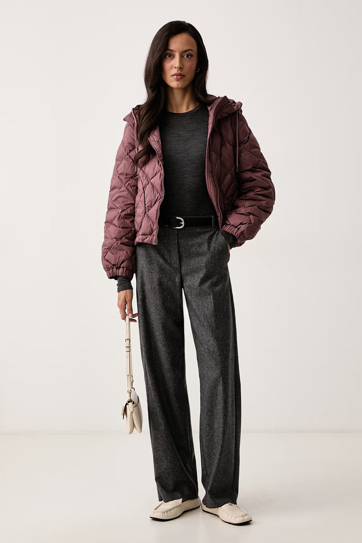 WEEKEND MAX MARA MAGLIA PATTO ANTRACITE