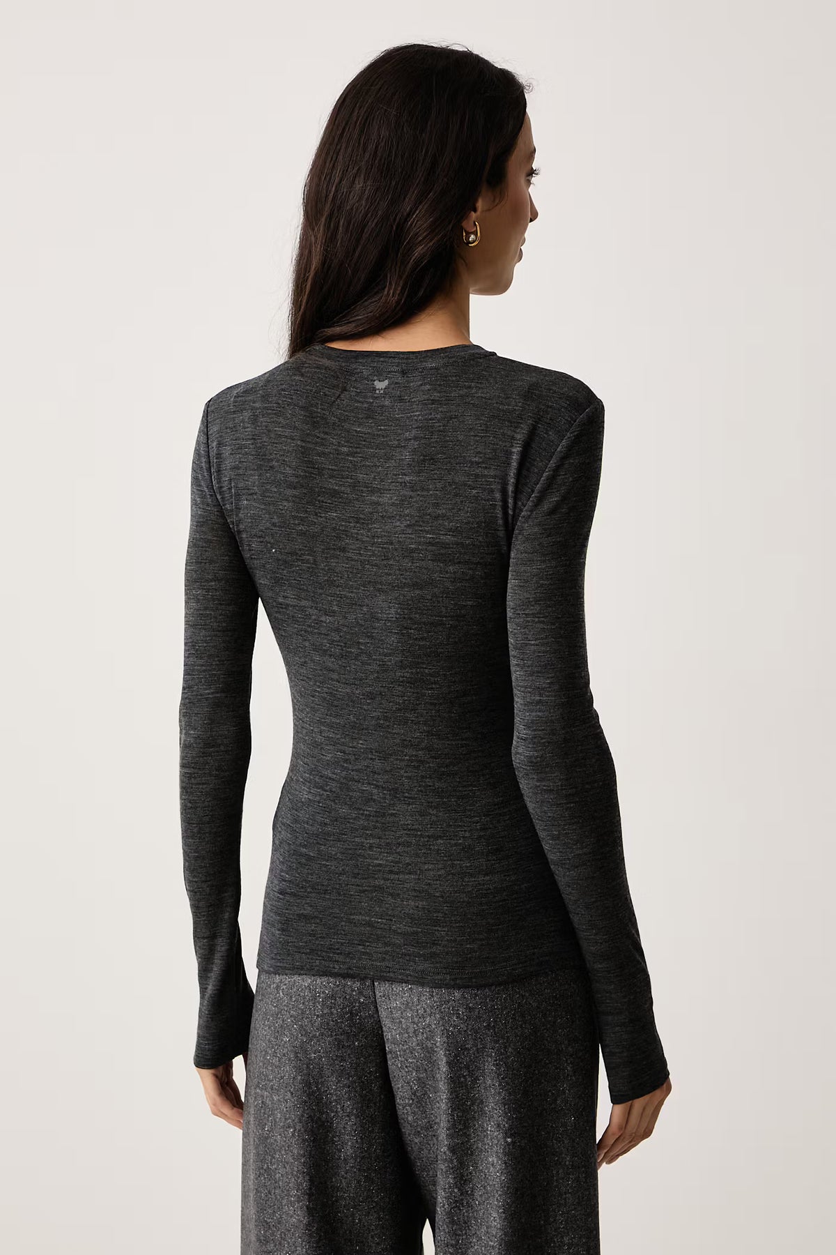WEEKEND MAX MARA MAGLIA PATTO ANTRACITE