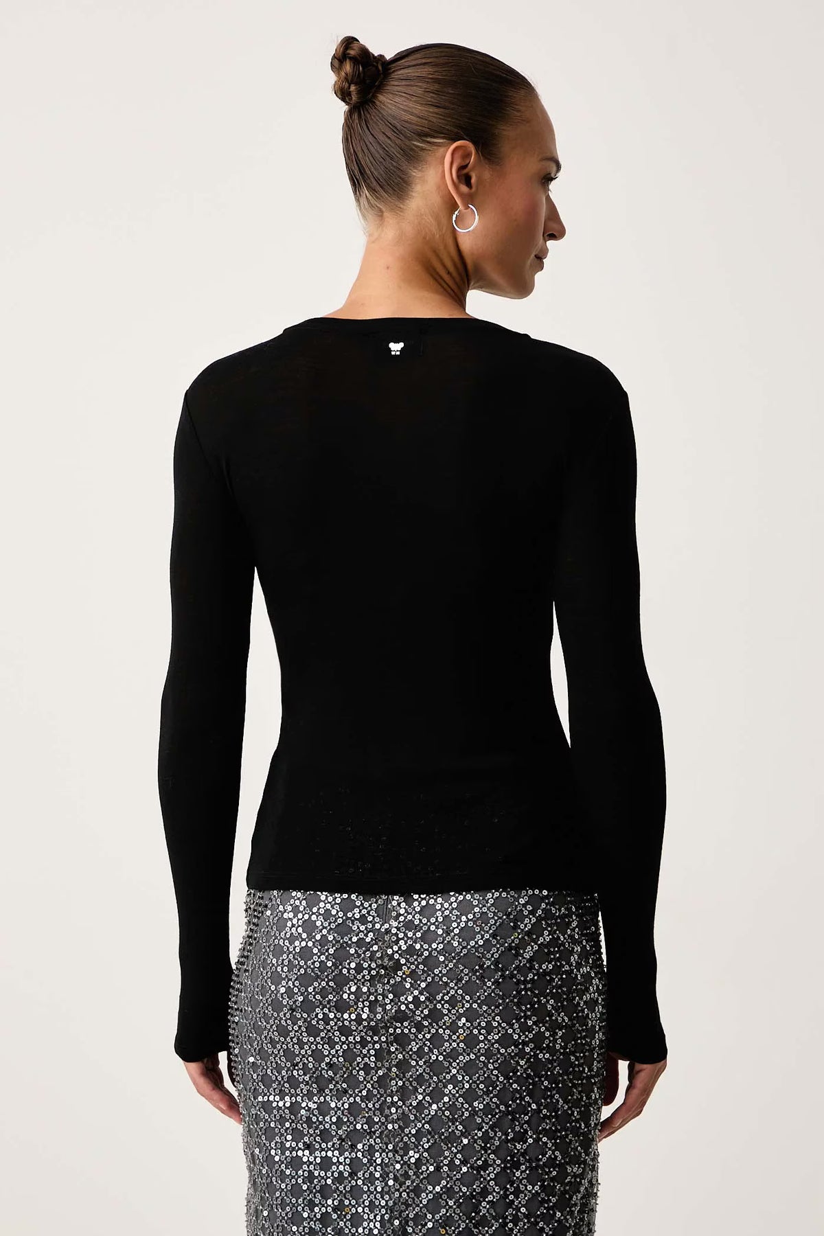 WEEKEND MAX MARA MAGLIA PATTO BLACK
