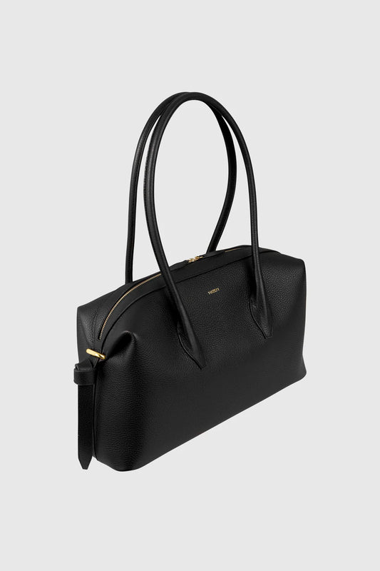 YUZEFI BORSA BRIOCHE DUFFLE PEBBLE BLACK