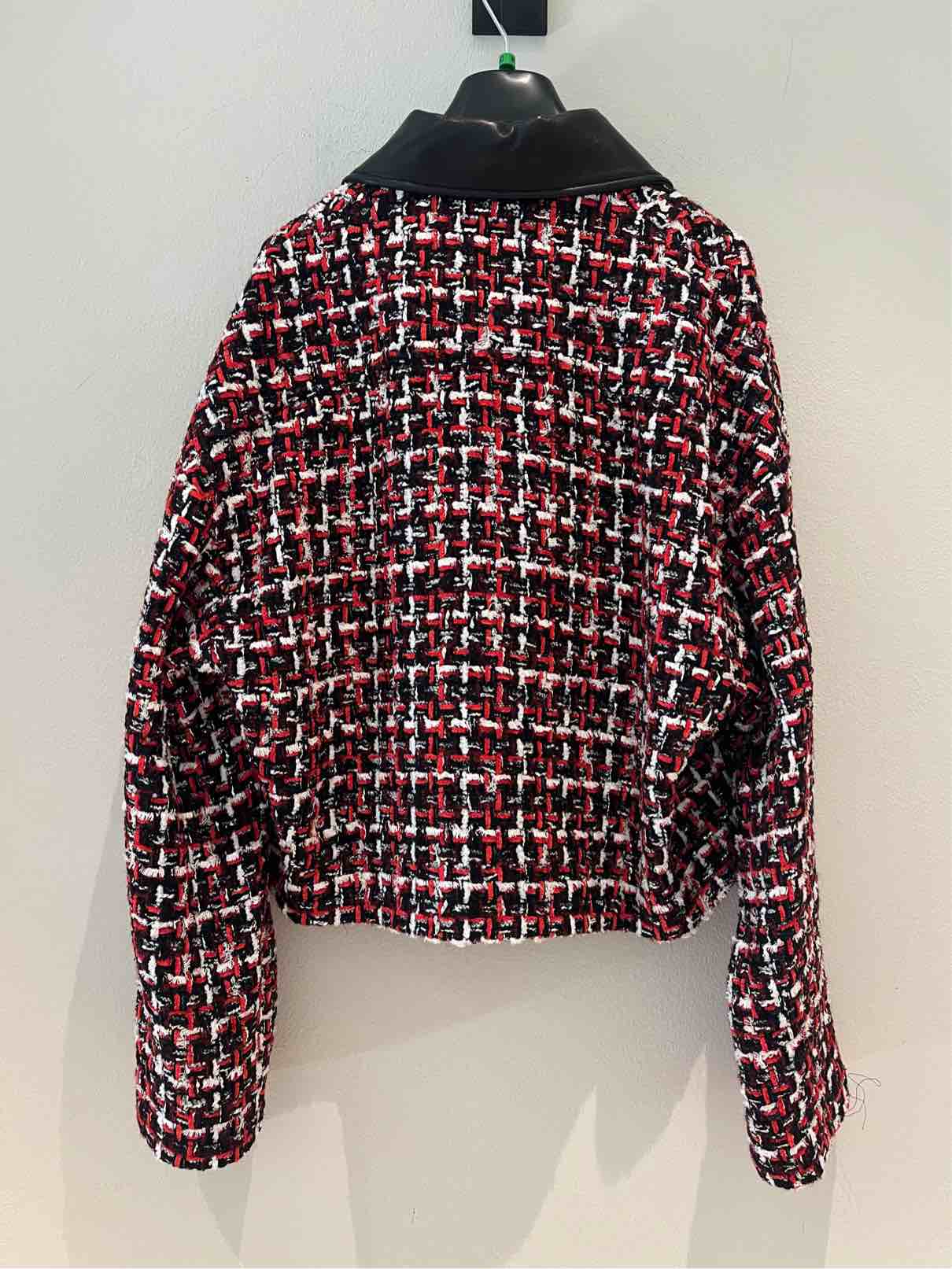 IRO GIACCA NUFFY CHECK RED BLACK