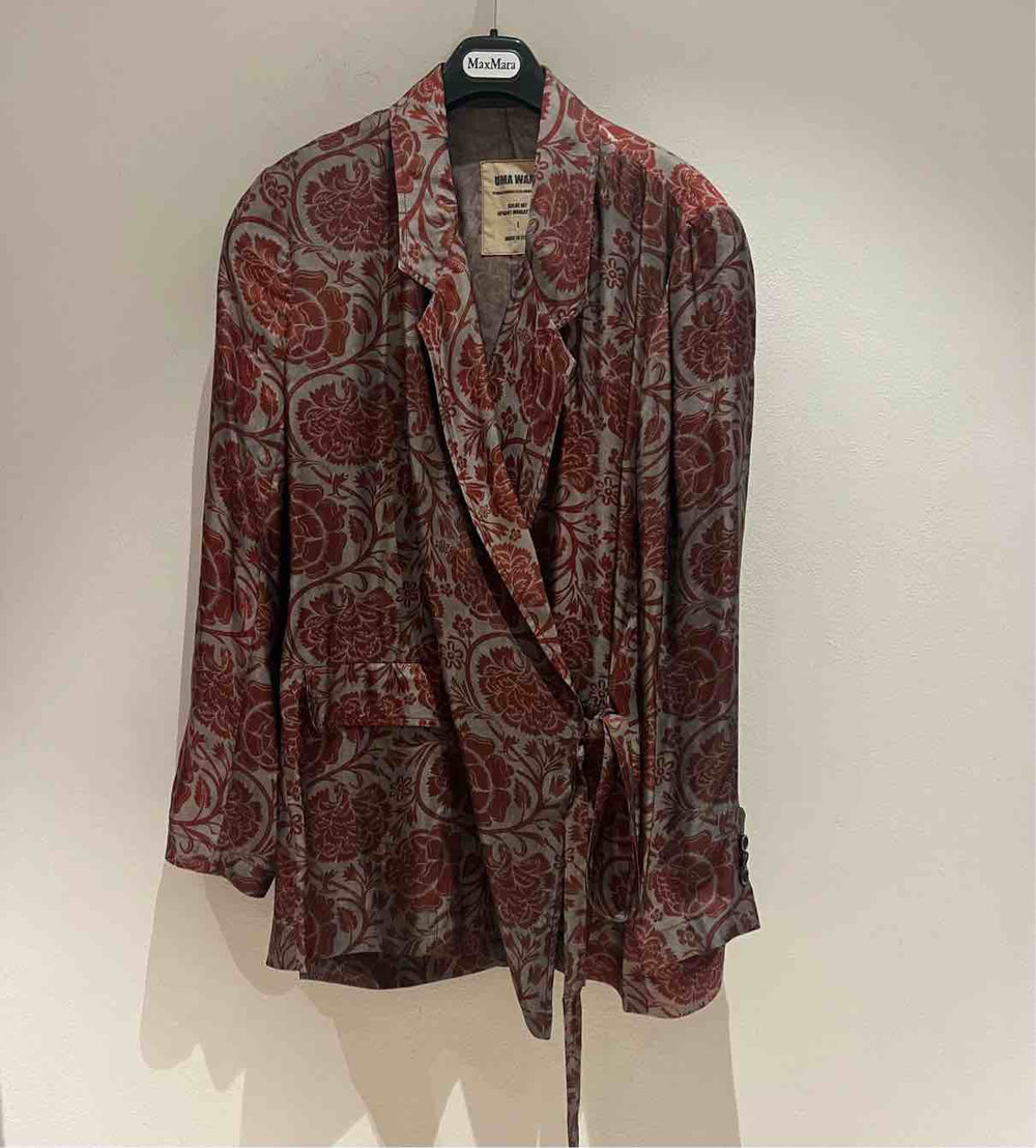 UMA WANG GIACCA KHLOE GREY RED