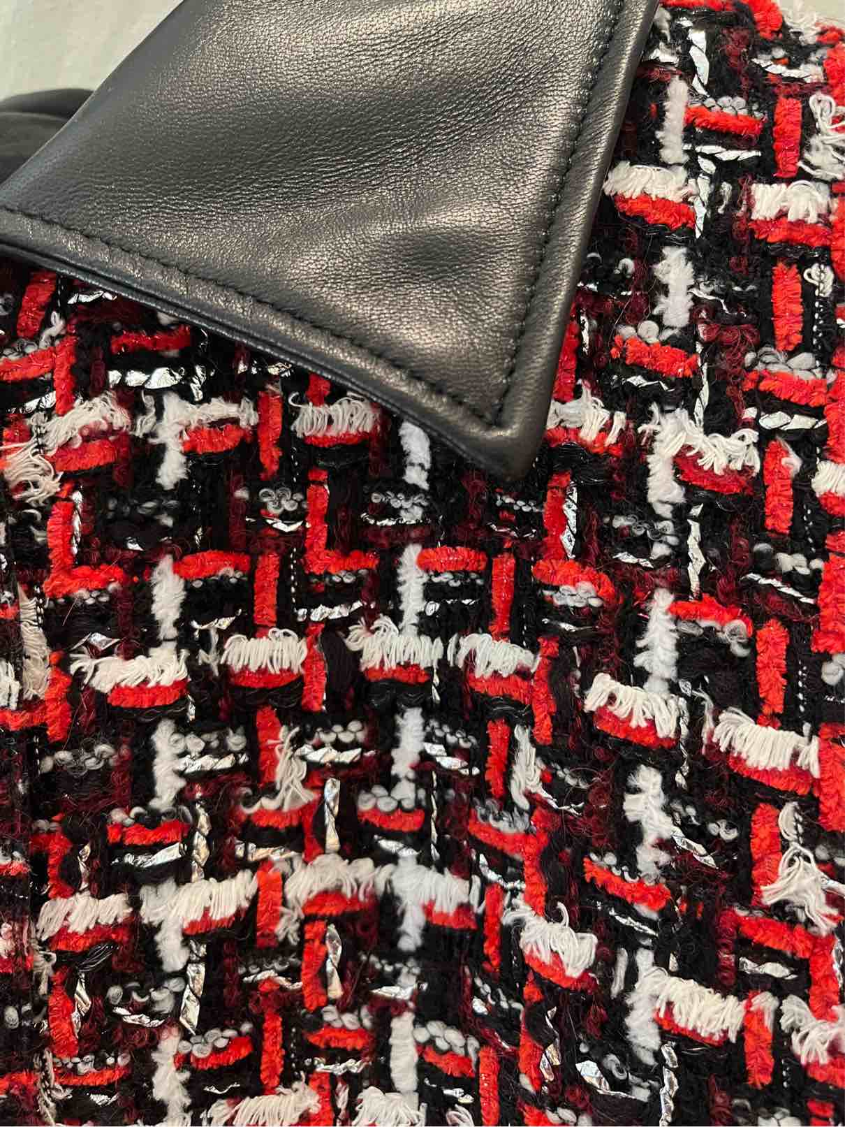 IRO GIACCA NUFFY CHECK RED BLACK