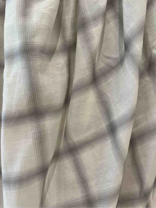 IRO CAMICIA LOUKA CHECK ECRU GREY