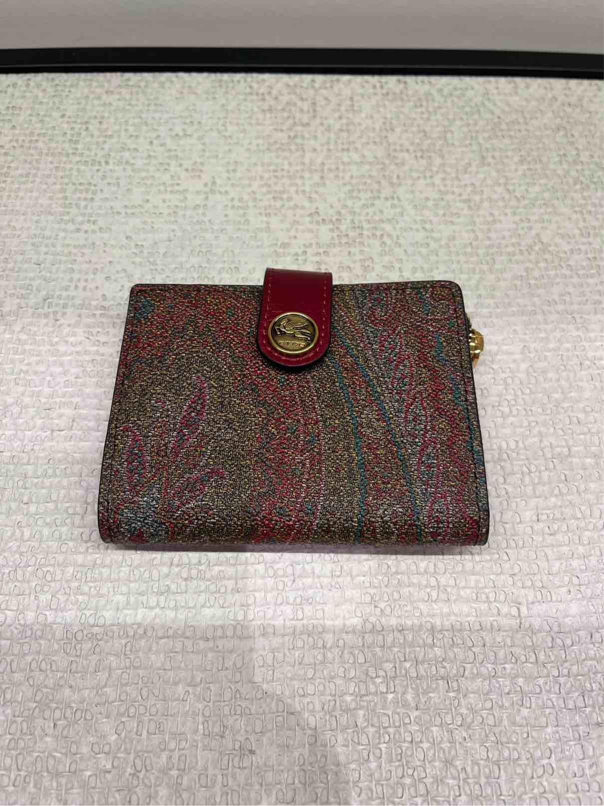 ETRO PORTAFOGLIO PAISLEY RETTANGOLARE SMALL