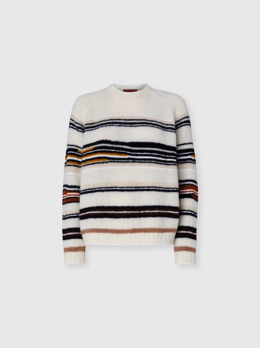 MISSONI MAGLIONE GIROCOLLO A RIGHE MULTICOLOR