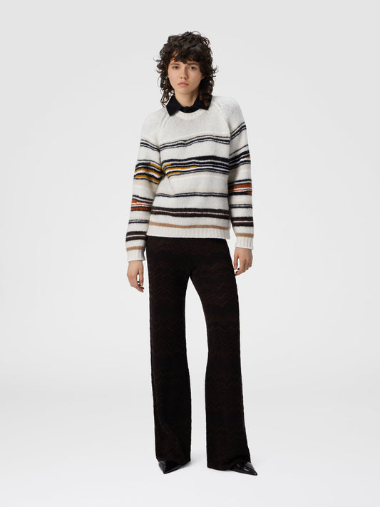 MISSONI MAGLIONE GIROCOLLO A RIGHE MULTICOLOR