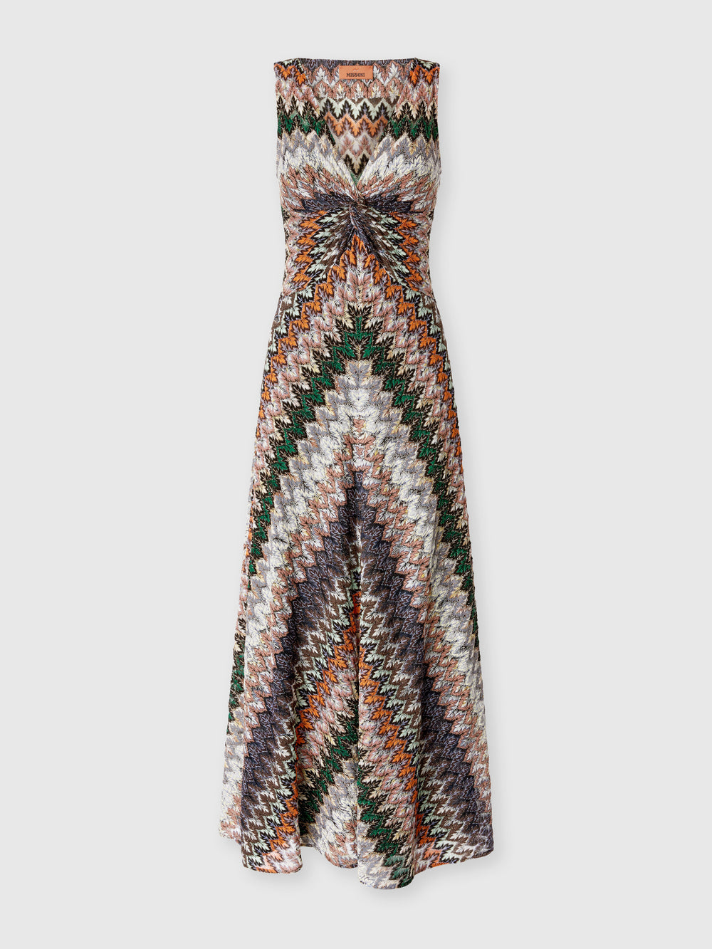 MISSONI ABITO LUNGO SMANICATO ZIG ZAG