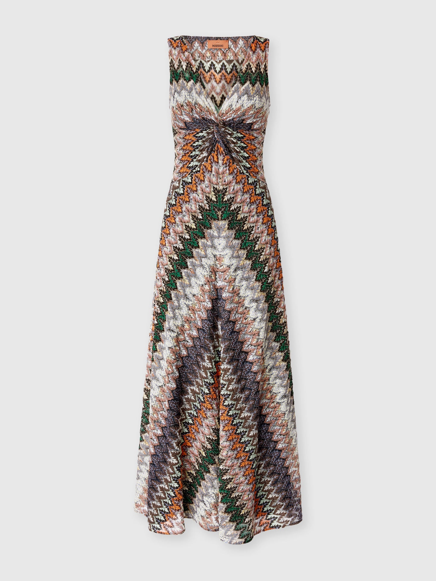 MISSONI ABITO LUNGO SMANICATO ZIG ZAG