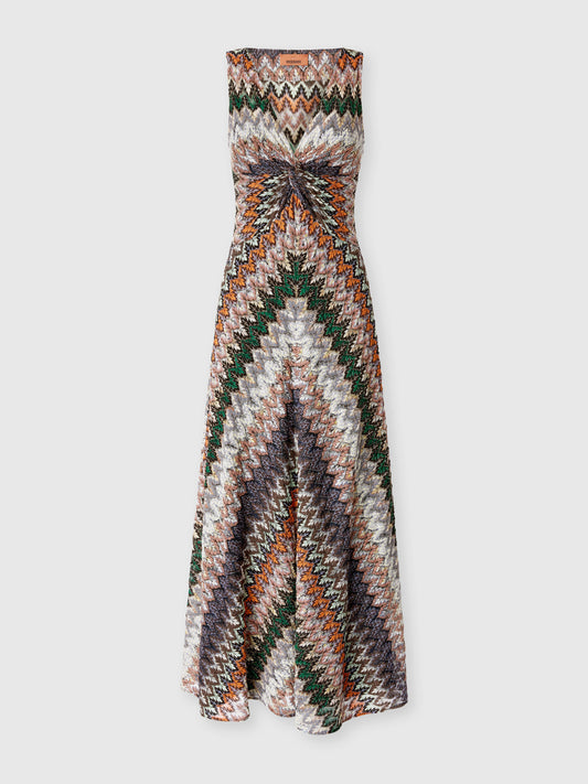 MISSONI ABITO LUNGO SMANICATO ZIG ZAG