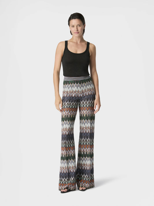MISSONI PANTALONI MULTICOLOR ZIG ZAG