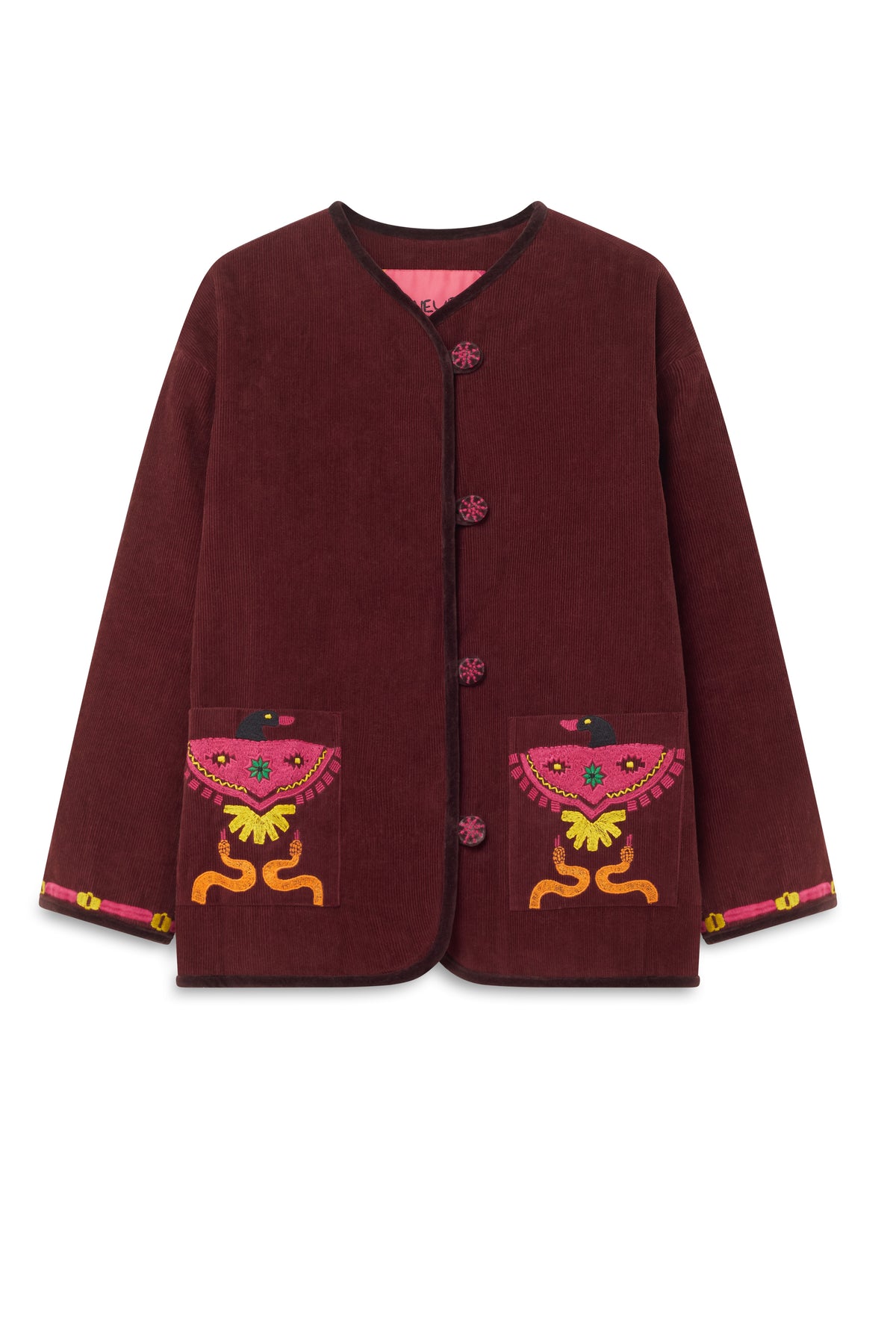 TAIEUR GIACCA DINA SADEK BORDEAUX