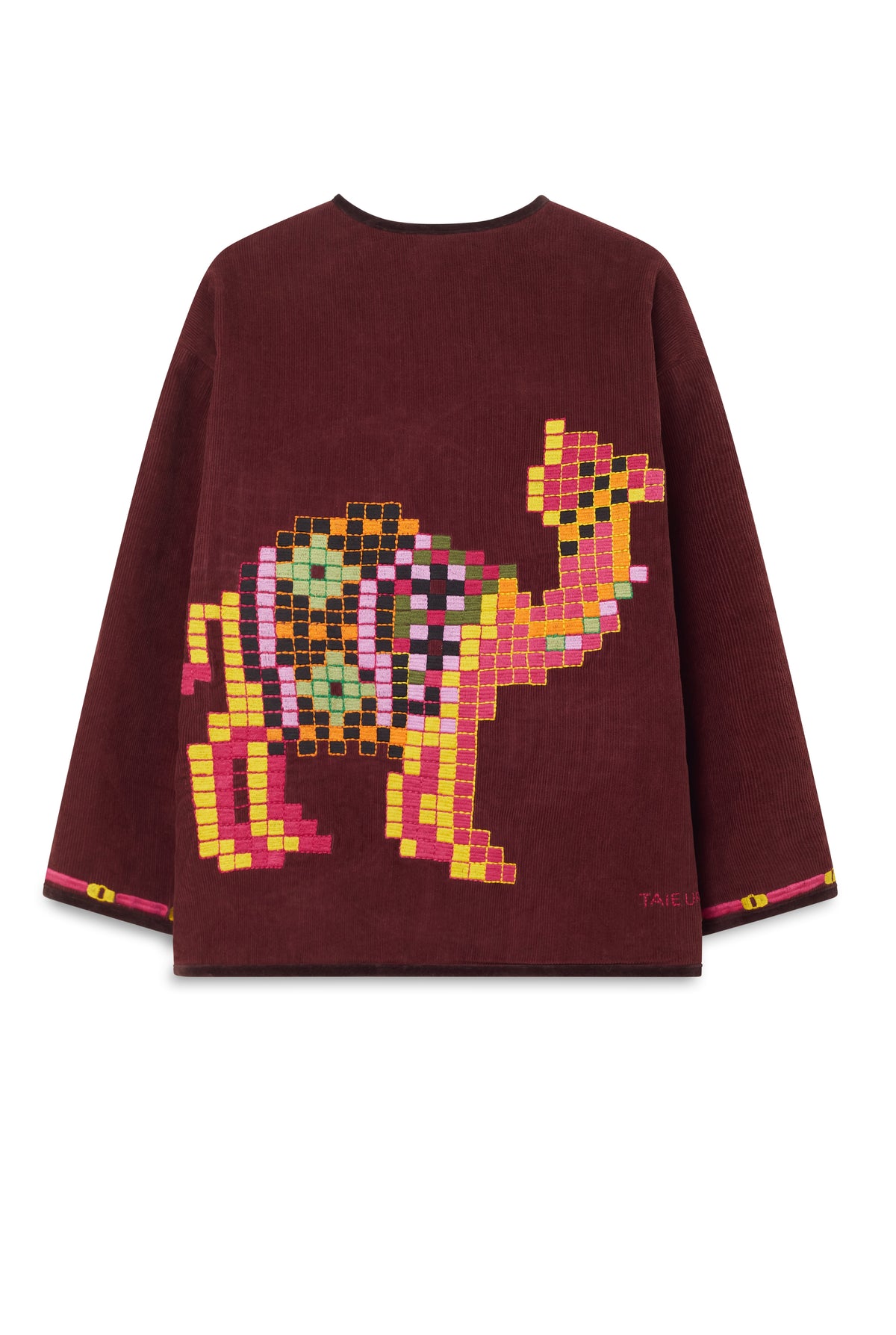 TAIEUR GIACCA DINA SADEK BORDEAUX