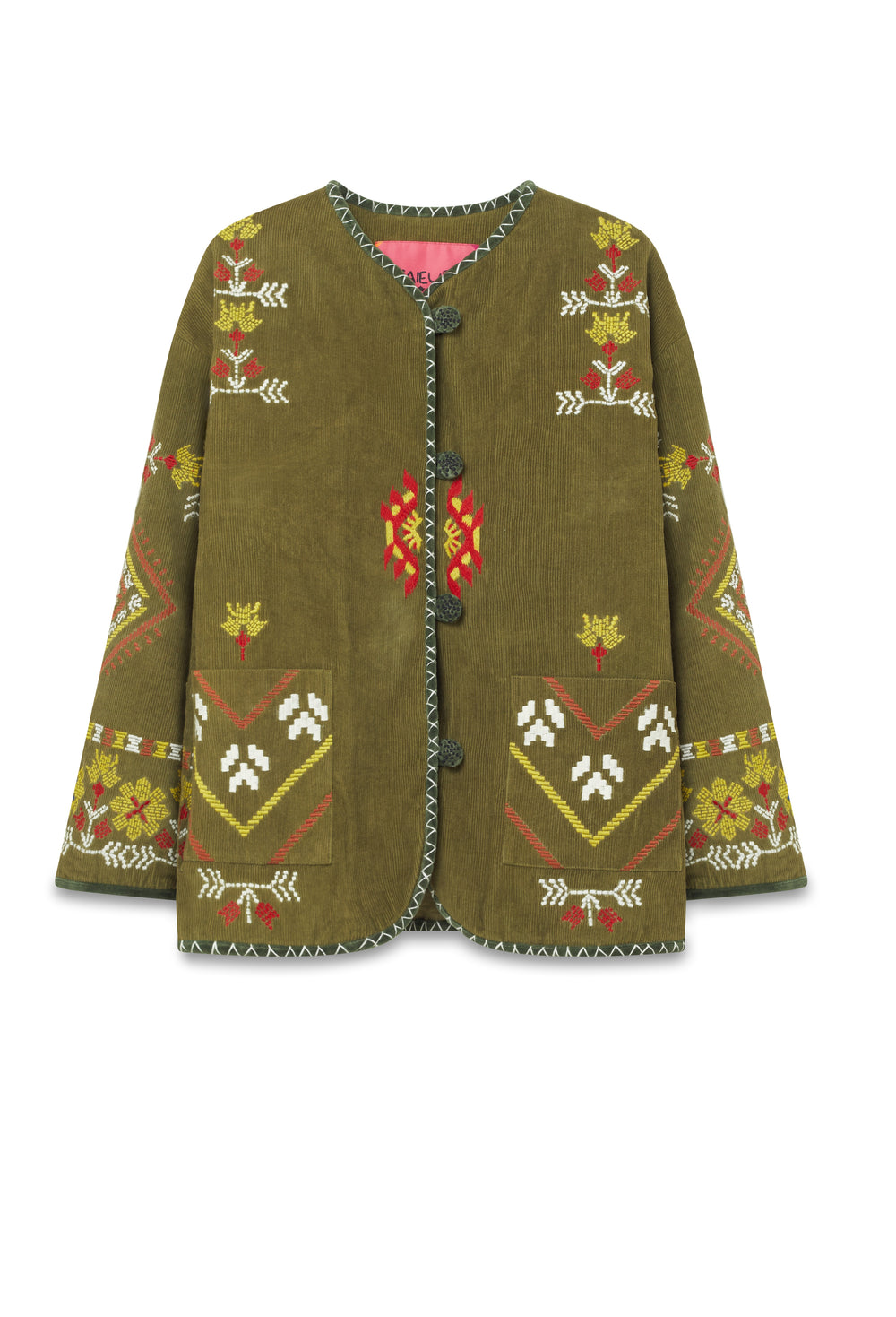 TAIEUR GIACCA DINA AZEL VERDE