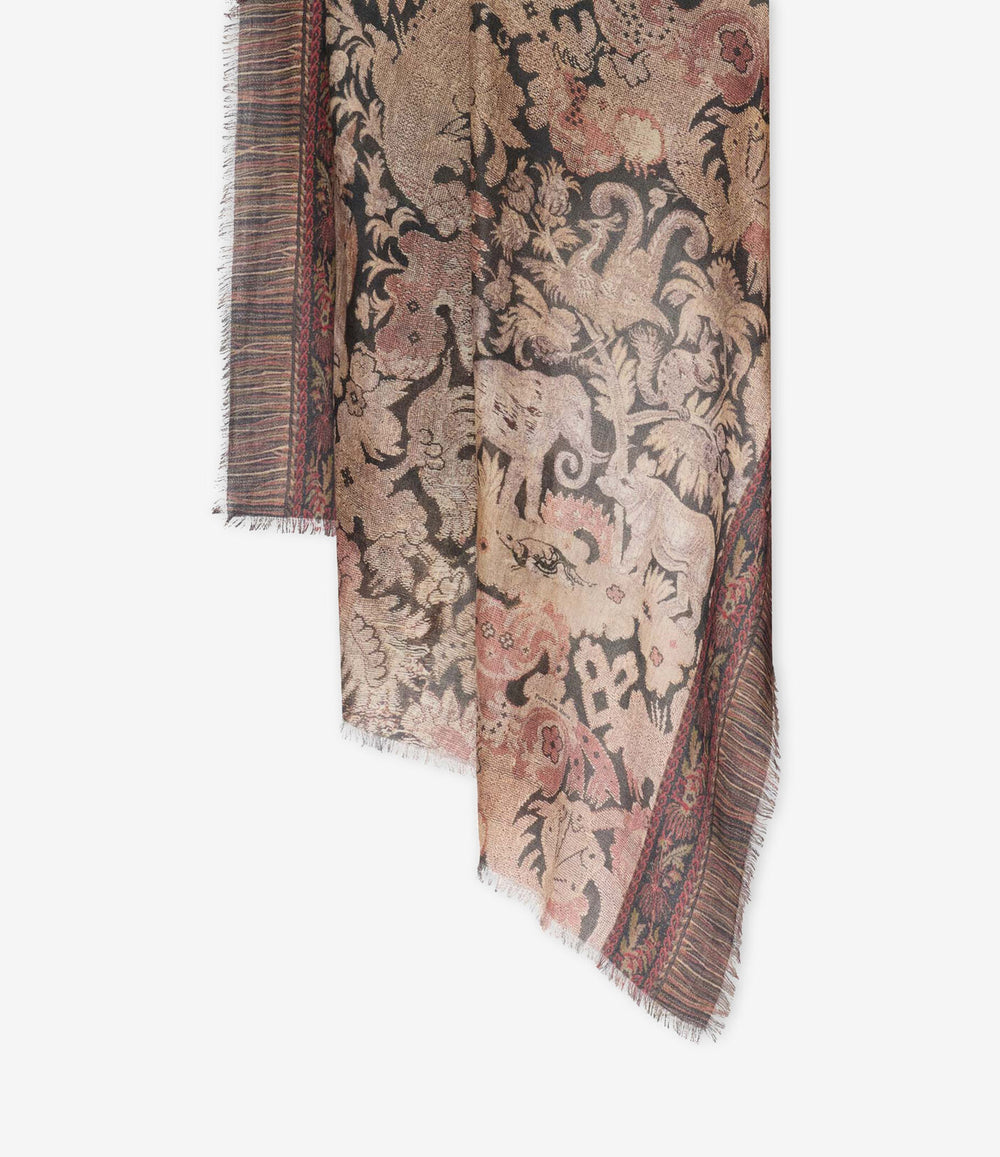 PIERRE-LOUIS MASCIA FOULARD EUCLIDE 135X195 ORO